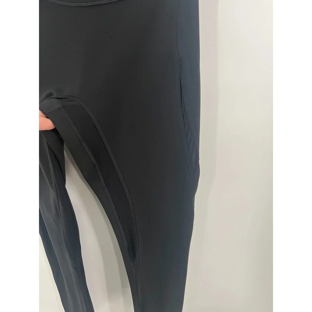 lululemon nulu mesh panel leggings black